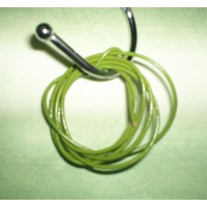Lederschnur, rund - 2,0 mm (Meterware) - laubgrün